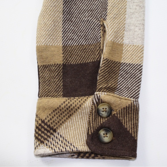 NWT BENSON APPAREL Buffalo Check Knit Jacket - Picture 2 of 3